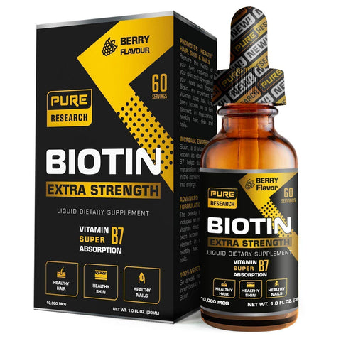 Extra Strength 10000mcg Biotin Liquid Drops
